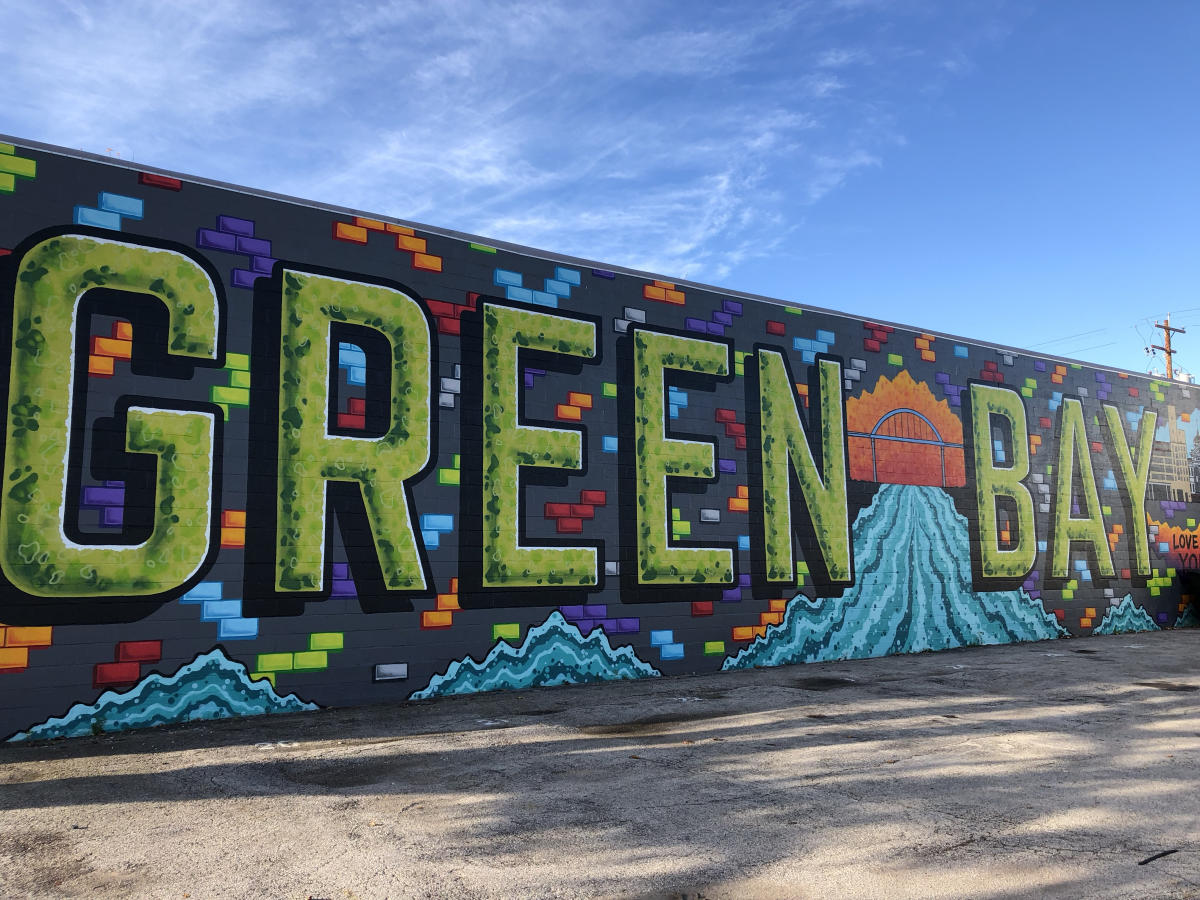 Green Bay public art mural