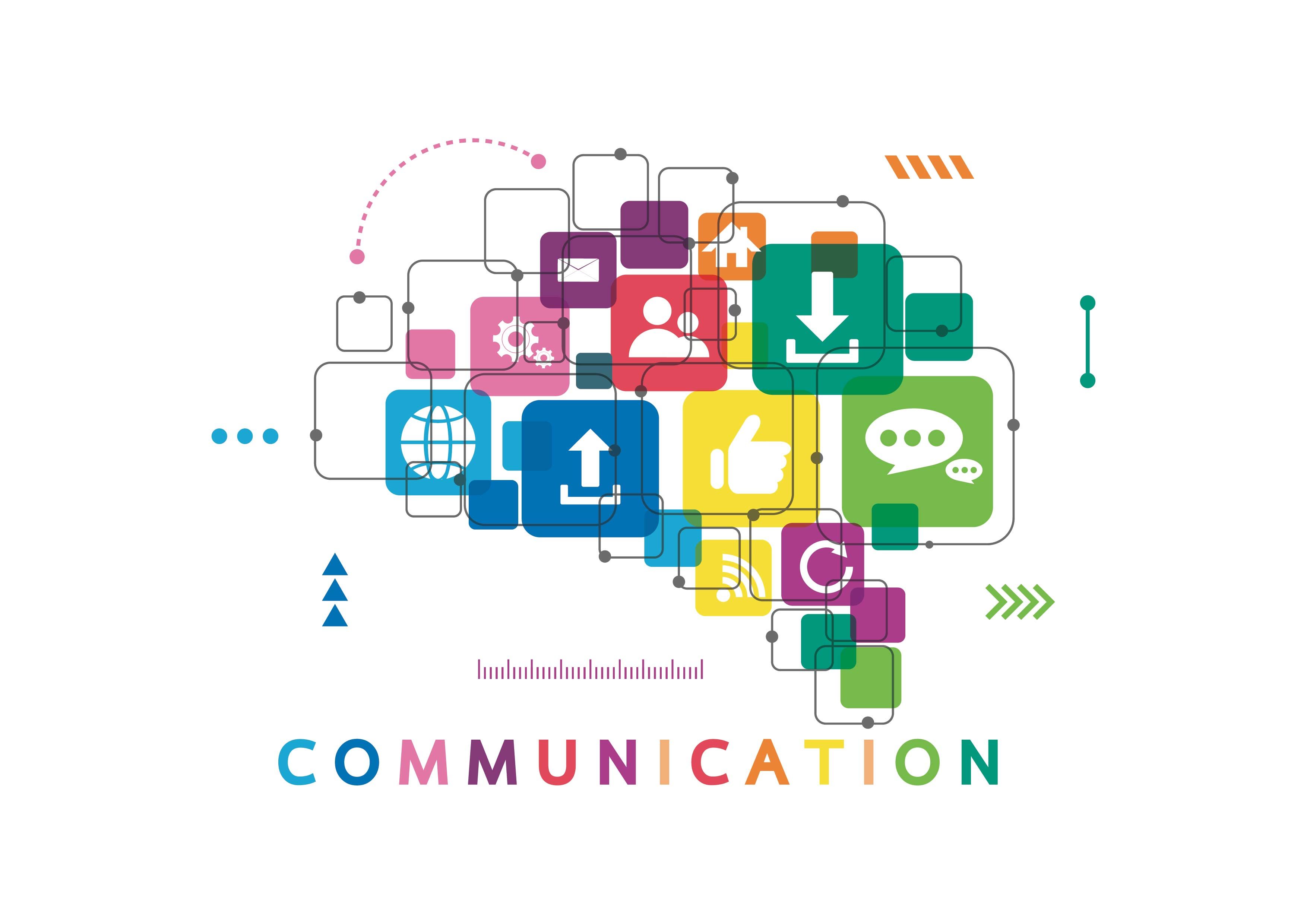 Illustrative graphic of communication