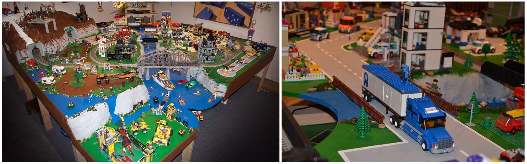 large custom built lego city