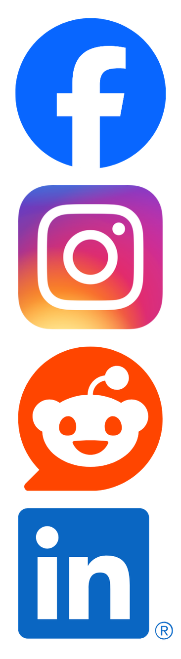 popular social media logos