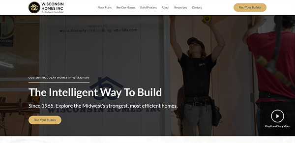 Wisconsin Homes Website Preview