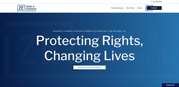 Zhang and Eisenheim Website Preview